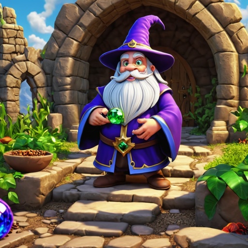 Wizard Jewels Game